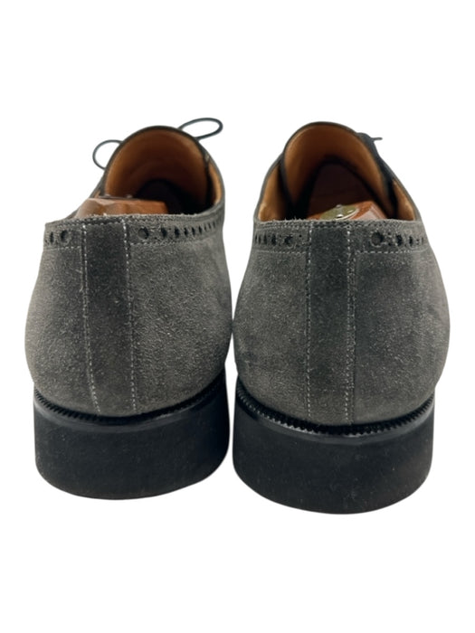 Magnanni Shoe Size 13 Gray Suede Solid Dress Men's Shoes Gray / 13