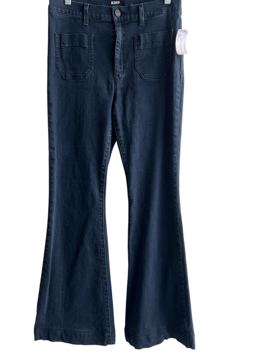 Hudson Size 30 Dark Wash Cotton Blend High Rise Flare Front & Back Pockets Jeans Dark Wash / 30