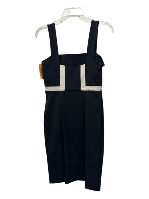 Diane Von Furstenberg Size 6 Black & Beige cotton & polyamide Sleeveless Dress Black & Beige / 6