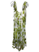 Liliana Meza Size Small White, Green, Brown Polyester Tie Straps Plants Dress White, Green, Brown / Small