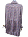 Omika Size XS Pink, Blue, Green Modal Long Sleeve Floral Half Button Short Set Pink, Blue, Green / XS