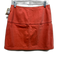 Chanel Size 40 Faded Red Cotton Denim Zip Front Paneled Logo Skirt Faded Red / 40