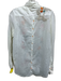 Johnny Was Workshop Size Small White & Multi Cotton Long Sleeve Button Front Top White & Multi / Small