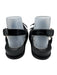 Alexandre Birman Shoe Size 40 Black Leather Double Strap Bow Detail Sandals Black / 40
