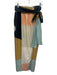 Mara Hoffman SWIM Size M Black, White, Multi Cotton Tie Wrap Color Block Skirt Black, White, Multi / M