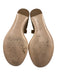 Gianvito Rossi Shoe Size 39.5 Beige Suede Jute Sandal Ankle Buckle Wedges Beige / 39.5
