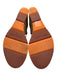 Paloma Barcelo Shoe Size 39 Red, Orange, & Beige Suede Espadrille Stripe Wedges Red, Orange, & Beige / 39