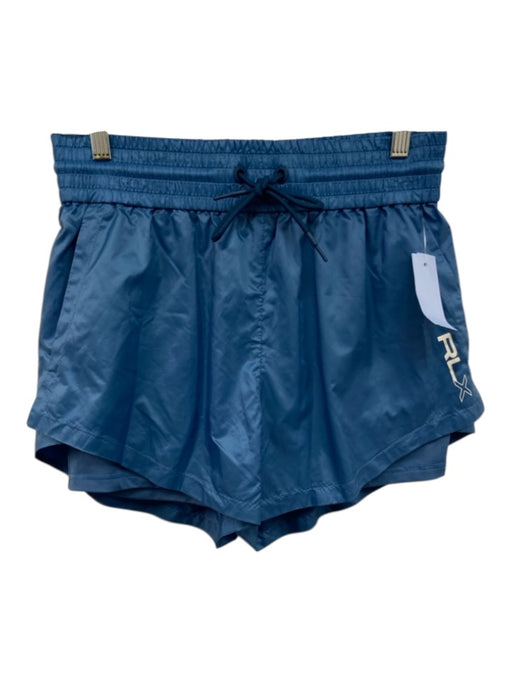 RLX Ralph Lauren Size S Light Blue Polyester Elastic Waist Drawstring Shorts Light Blue / S