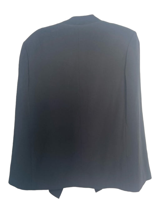 Kobi Halperin Size XL Black Viscose Blend Blazer Cape Sleeve Jacket Black / XL