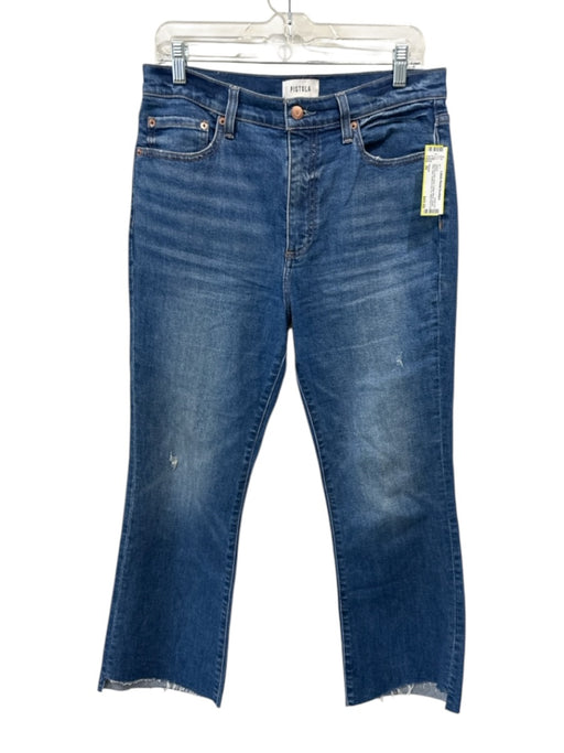 Pistola Size 30 Medium dark wash Cotton Blend Denim Raw Hem Jeans Medium dark wash / 30