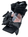 Ganni Shoe Size 39 Black Satin Upper Bow detail Wrap Ankle Square Toe Sandals Black / 39