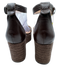 Veronica Beard Shoe Size 8 Dark Chocolate Brown Leather Upper Platform Sandals Dark Chocolate Brown / 8