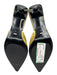 Tony Bianco Shoe Size 8.5 Gold Leather Upper Foil Pointed Toe Mid Heel Mules Gold / 8.5