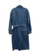 Veronica Beard Size 10 Medium Wash Cotton Denim Long Sleeve Button Front Dress Medium Wash / 10