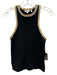 A.L.C. Size Small Black, Yellow, White Cotton Blend Sleeveless Knit Top Black, Yellow, White / Small