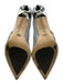 Tony Bianco Shoe Size 8.5 Silver Metallic Leather Lined Pointed Toe Pumps Silver Metallic / 8.5