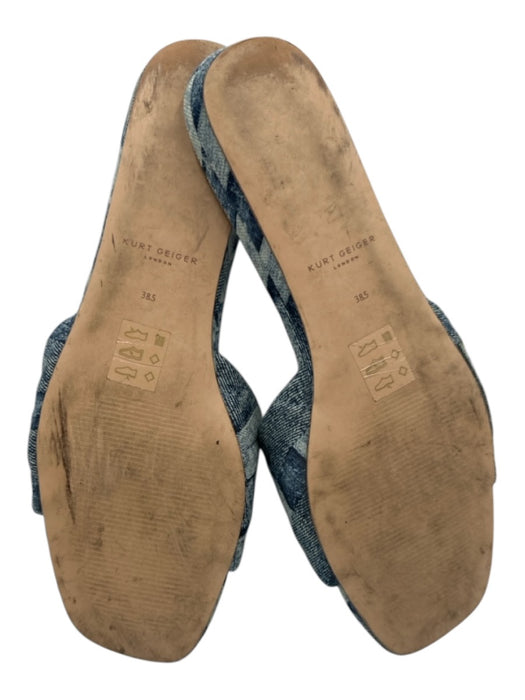 Kurt Geiger Shoe Size 38.5 Light Wash Manmade Material open toe Bird Sandals Light Wash / 38.5