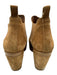 Pedro Garcia Shoe Size 39 Tan Brown Suede Upper Rods Chelsea Platform Booties Tan Brown / 39
