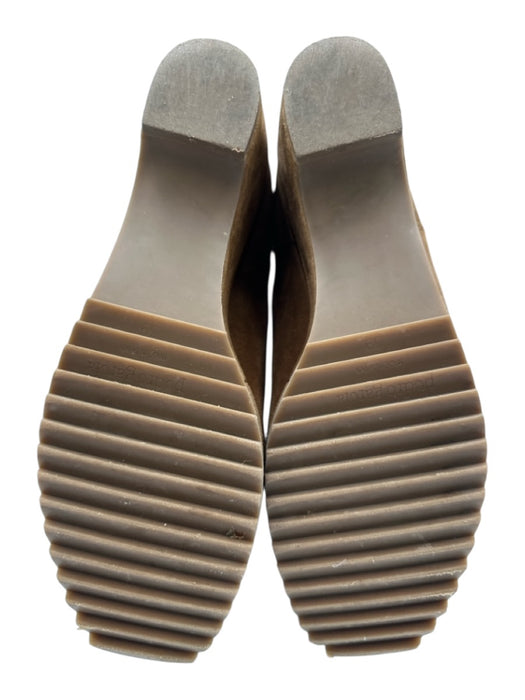 Pedro Garcia Shoe Size 39 Tan Brown Suede Upper Rods Chelsea Platform Booties Tan Brown / 39