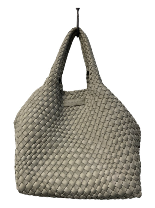 Parker & Hyde Sage Nylon Basket Weave Detachable Strap Magmetic Closure Bag Sage