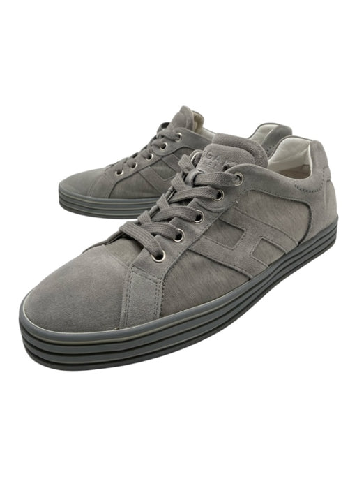 Hogan Shoe Size 39 Gray Suede Laces Low Top Sneakers Gray / 39