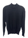 Escada Size S Black Wool High Neck Long Sleeve Sweater Black / S