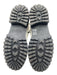 Giuseppe Zanotti Shoe Size 37.5 White & Black Leather Upper Lug Sole Boots White & Black / 37.5
