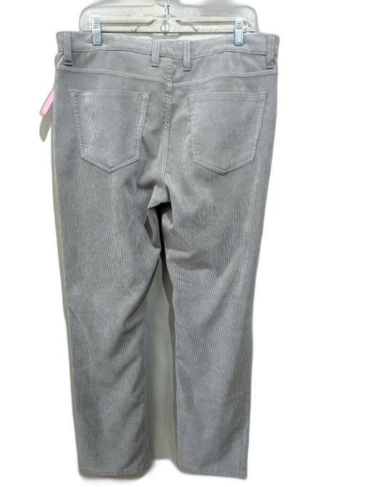 Saks Fifth Ave Size 34 Gray Polyester Solid Corduroy Men's Pants Gray / 34