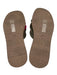Rothy's Shoe Size 8W Green Open Toe Knot Detail Flat Slip On Sandals Green / 8W