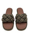 Rothy's Shoe Size 8W Green Open Toe Knot Detail Flat Slip On Sandals Green / 8W