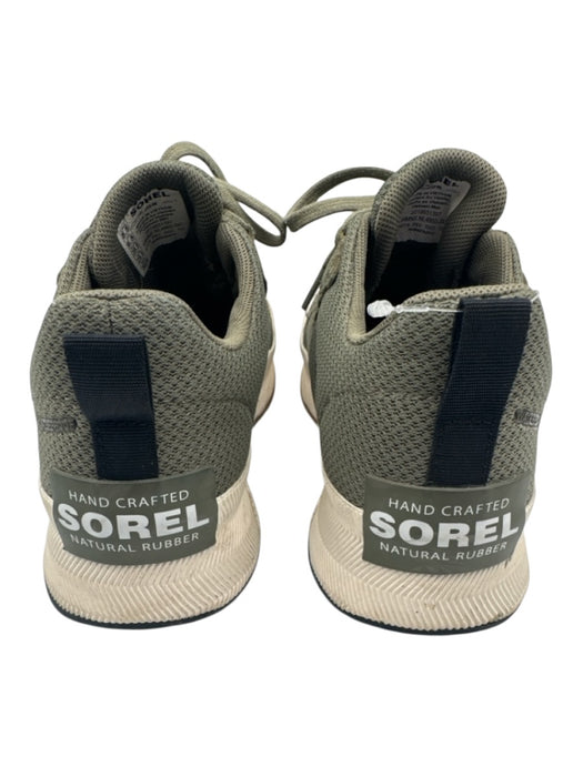 Sorel Shoe Size 8.5 Sage Green & White Leather & Synthetic Lace Up Sneakers Sage Green & White / 8.5