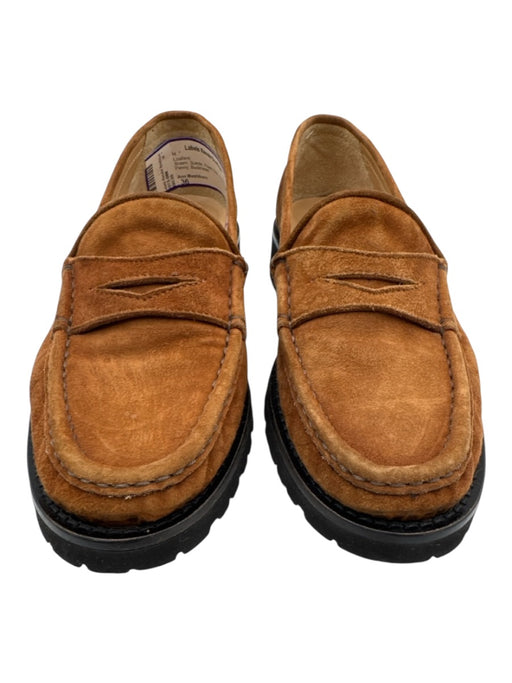 Ann Mashburn Shoe Size 36 Brown Suede Foam Sole Round Toe Penny Loafers Brown / 36