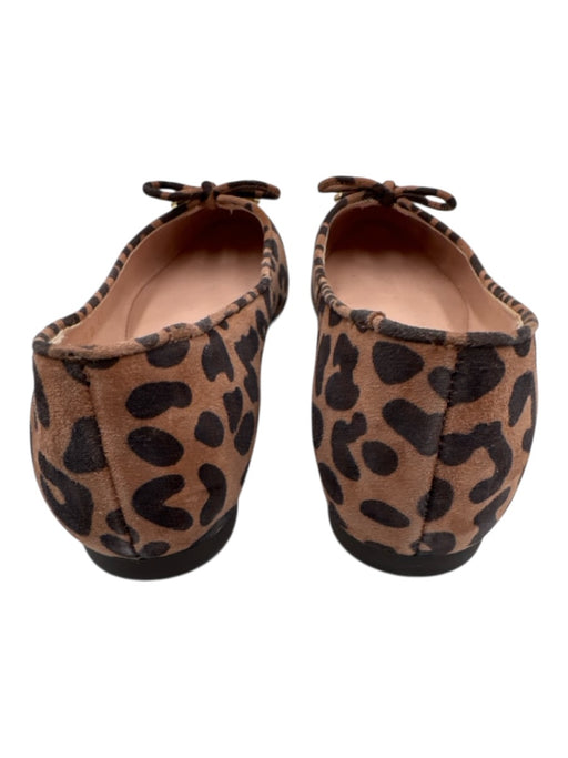 Stuart Weitzman Shoe Size 6 Brown & Gray Suede Bow detail Animal Print Flats Brown & Gray / 6