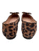 Stuart Weitzman Shoe Size 6 Brown & Gray Suede Bow detail Animal Print Flats Brown & Gray / 6
