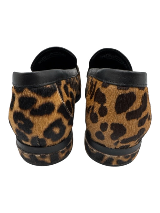 Vionic Shoe Size 6 Brown & Black Pony Hair Square Toe Animal Print Strap Loafers Brown & Black / 6