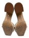 Schutz Shoe Size 6 Beige textile upper Bow detail Mule Square Chisel Toe Sandals Beige / 6
