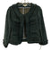 Ann Mashburn Size XS Navy Blue, Green & Yellow Acrylic & Wool Blend Tweed Jacket Navy Blue, Green & Yellow / XS