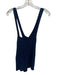 Pilcro Size L Navy Blue Cotton Blend Heathered Ribbed Knit Criss Cross Back Top Navy Blue / L