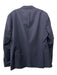 Boss Navy Wool Blend Solid 2 Button Men's Blazer 50
