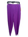 Athleta Size 6 Purple Polyester Blend Elastic Waist Pintuck Tapered Pants Purple / 6