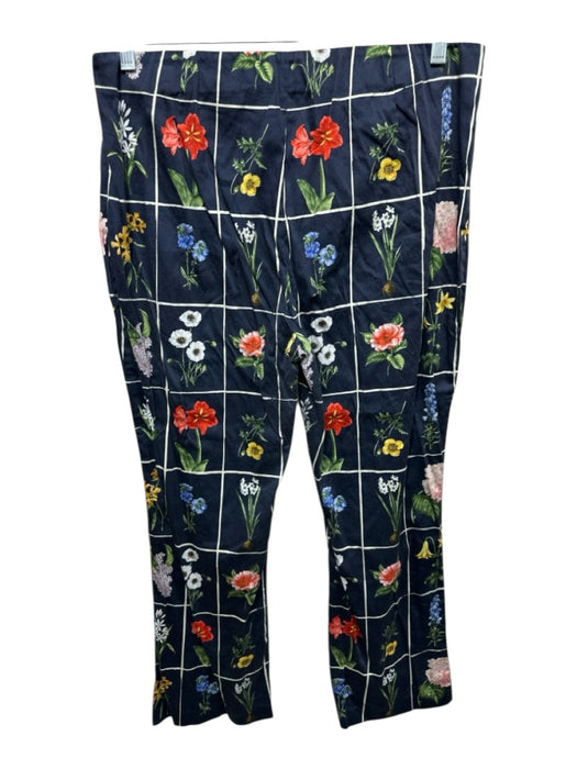 Tuckernuck Size XL Navy, Green & Multi Cotton Blend Adjustable Floral Pant Set Navy, Green & Multi / XL