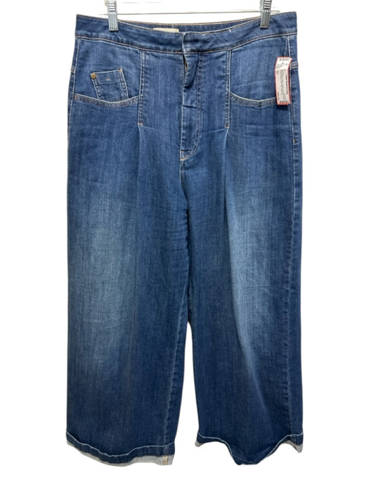 Pilcro Size 31 Med Wash Cotton Denim Contrast Stitch Pocket detail Jeans Med Wash / 31