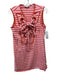 English Factory Size L Pink & Orange Cotton Blend Stripe Mini Dress Pink & Orange / L
