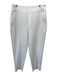 Athleta Size 14 White Polyester Blend High Rise Pull On Wide Leg Pants White / 14