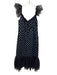 Staud Size 12 Black & White Cotton Polka Dots Sleeveless Ribbon Dress Black & White / 12