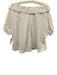 Sea New York Size M / 10 White Cotton Off Shoulder Short Sleeve Button Front Top White / M / 10