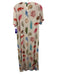 Tuckernuck Size L White & Multi Polyester Blend Seashell Print Back Zip Dress White & Multi / L