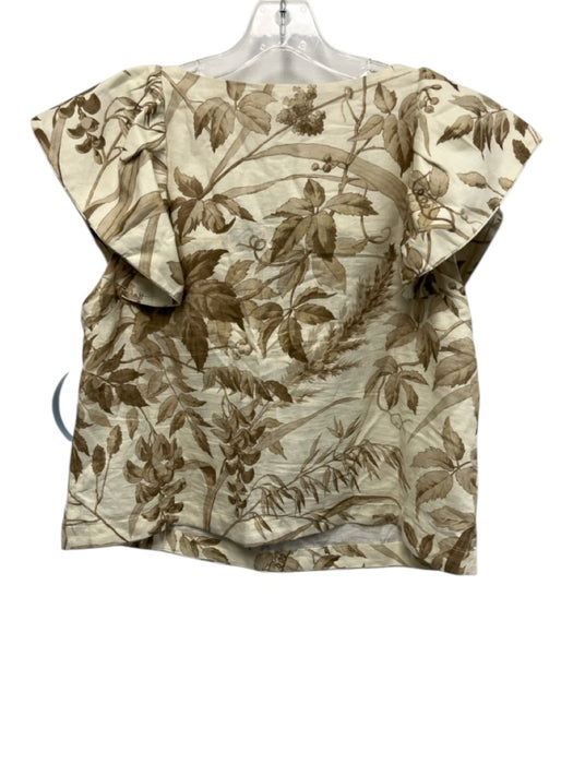 Tuckernuck Studio McGee Size L Beige & Cream Linen & Cotton Cap Sleeve Top Beige & Cream / L