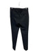 Theory Size 4 Black Polyester Hook & Zip Mid Rise Straight Trouser Pants Black / 4