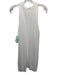 Anthropologie Size S White Rayon & Cotton Sleeveless V Neck Knit Dress White / S